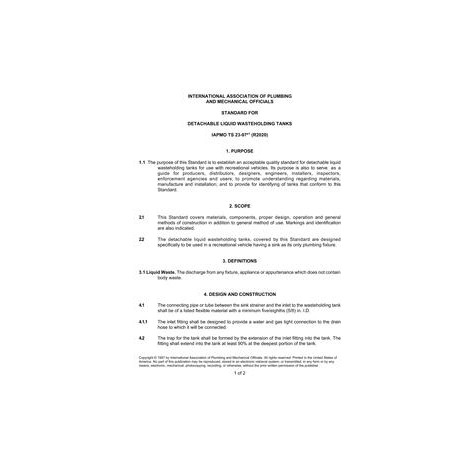 IAPMO TS 23-97e1 (R2020)