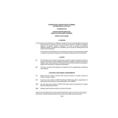 IAPMO TS 26-97e1 (R2020)