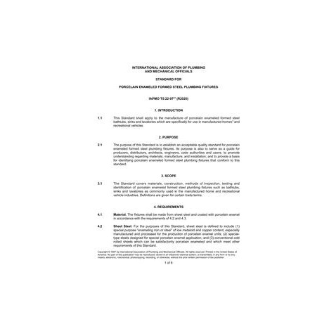 IAPMO TS 22-97e1 (R2020)
