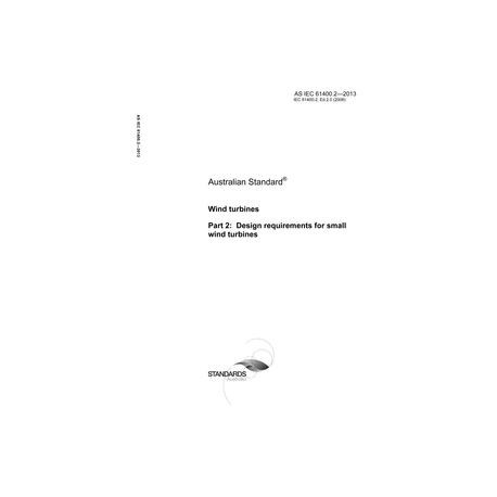 AS IEC 61400.2-2013