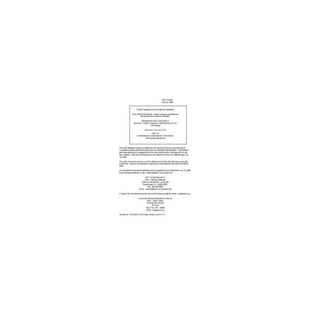 INCITS 256 Draft