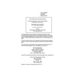 INCITS 364 AMD 1 Draft