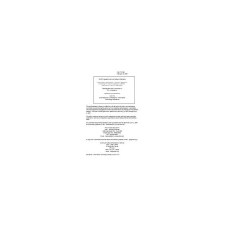 INCITS 398 Draft