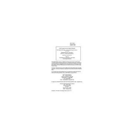 INCITS 427 Draft 2