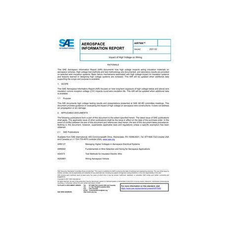 SAE AIR7506