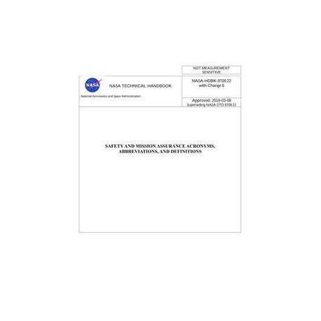 NASA HDBK-8709.22 w/Change 6