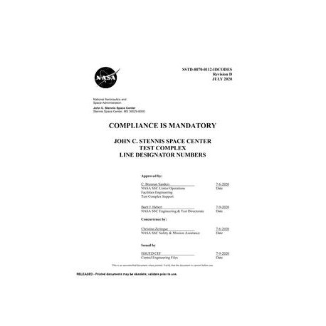 NASA SSTD-8070-0112-IDCODES Rev. D