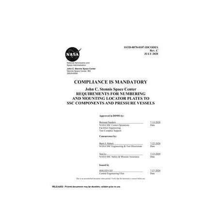 NASA SSTD-8070-0107-IDCODES Rev. C