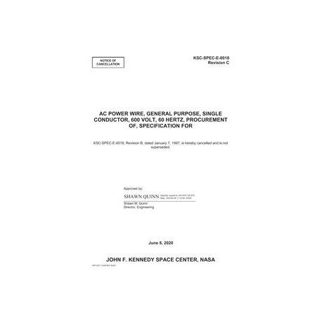 NASA KSC-SPEC-E-0018 Rev. C