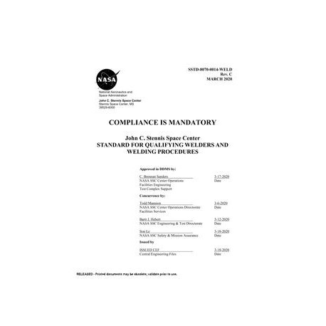 NASA SSTD-8070-0014-WELD Rev. C