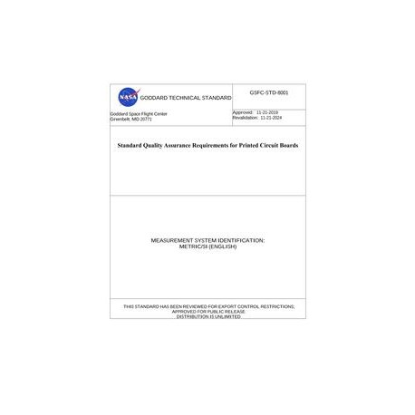NASA GSFC-STD-8001