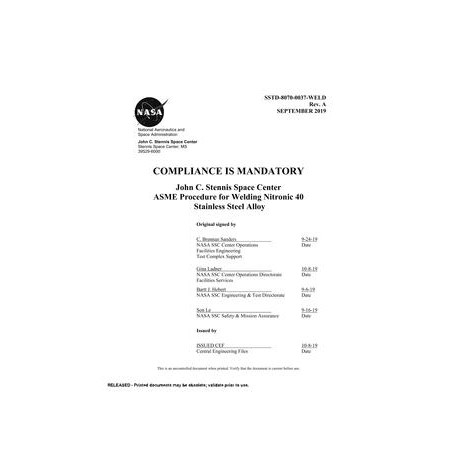 NASA SSTD-8070-0037-WELD Rev. A