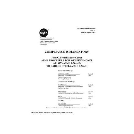 NASA SSTD-8070-0036-WELD Rev. A