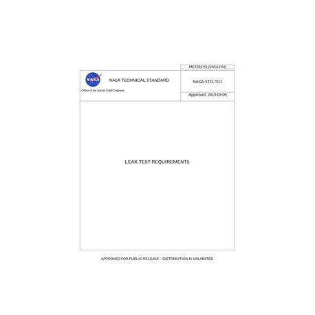 NASA NASA-STD-7012