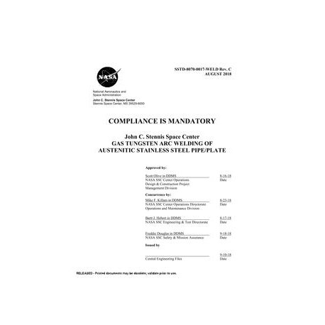 NASA SSTD-8070-0017-WELD Rev. C
