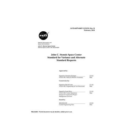 NASA SSTD-8070-0007-CONFIG Rev. D