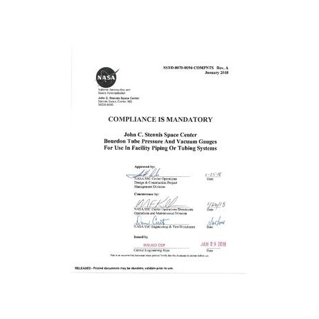NASA SSTD-8070-0094-COMPNTS Rev. A