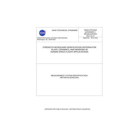 NASA STD-5018 w/Change 1