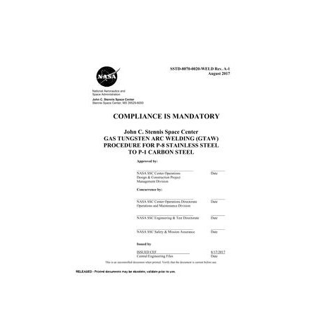 NASA SSTD-8070-0020-WELD Rev. A-1