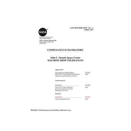 NASA SSTD-8070-0098-SHOP Rev. A