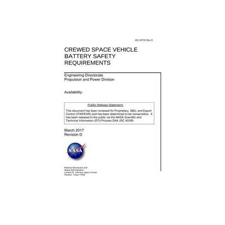 NASA JSC-20793 Rev. D