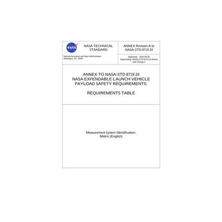 NASA STD-8719.24 Annex w/Change 2