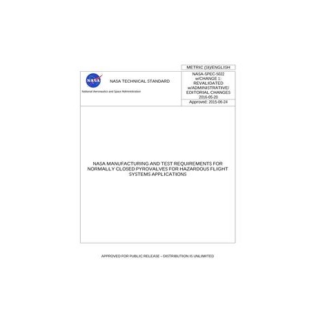 NASA SPEC-5022 w/Change 1