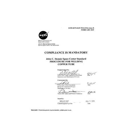 NASA SSTD-8070-0125-WELD Rev. B