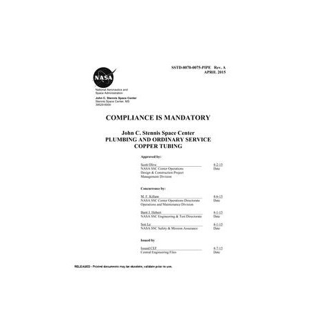 NASA SSTD-8070-0075-PIPE Rev. A