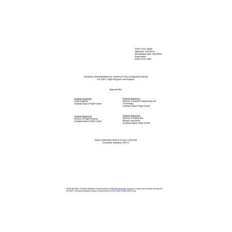 NASA GSFC-STD-7000 Rev. A