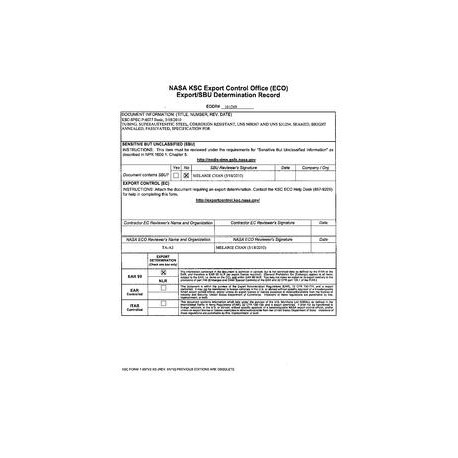 NASA KSC-SPEC-P-0027