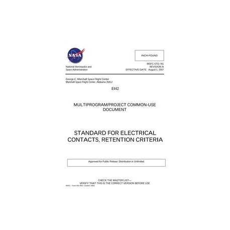 NASA MSFC-STD-781 Rev. A