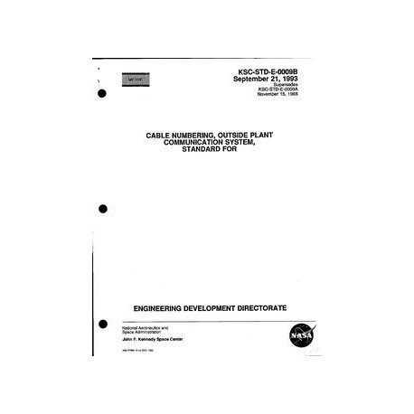 NASA KSC-STD-E-0009 Rev. B w/Change 1