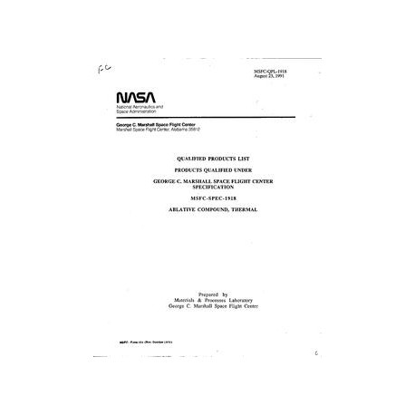 NASA MSFC-QPL-1918