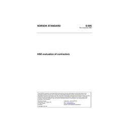 NORSOK S-006