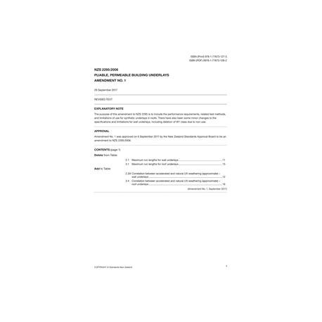 NZS 2295:2006A1