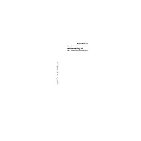 NZS 9201.27:2000