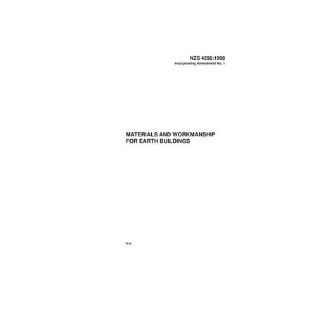 NZS 4298:1998