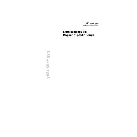 NZS 4299:1998