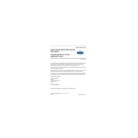 SMPTE RDD 45:2017