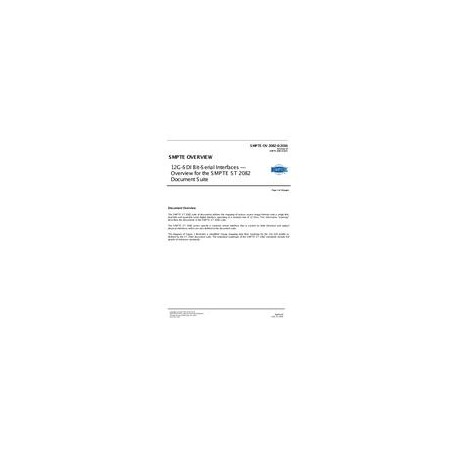 SMPTE OV 2082-0:2016