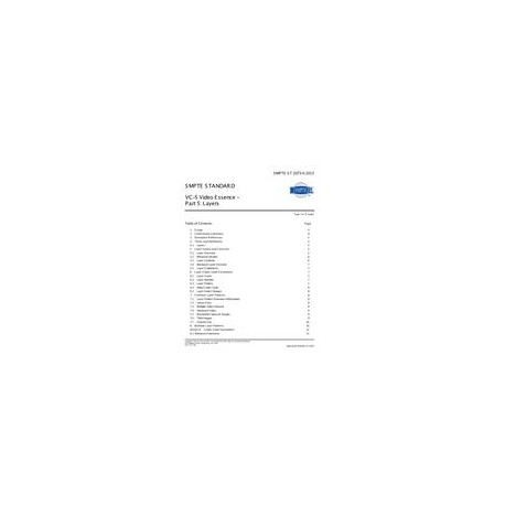 SMPTE ST 2073-5:2015