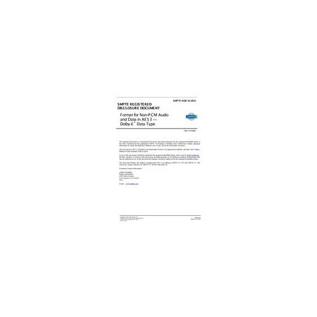 SMPTE RDD 33:2015