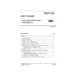 SMPTE 12M-1-2008 Amendment 1