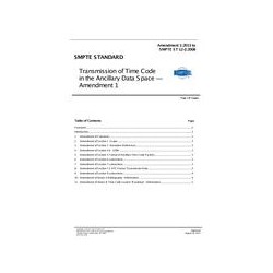 SMPTE 12M-2-2008 Amendment 1:2013
