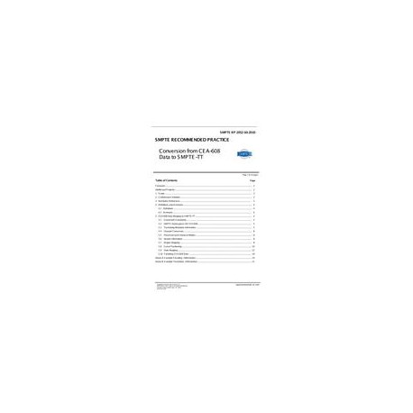 SMPTE RP 2052-10:2010