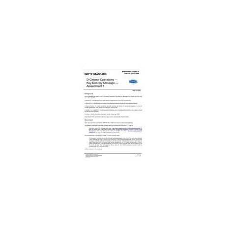SMPTE 430-1 Amendment 1-2009