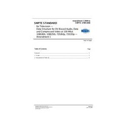 SMPTE 370M-2006 Amendment 1-2009