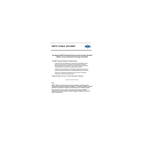 SMPTE 223M-2001 (Stabilized 2012)