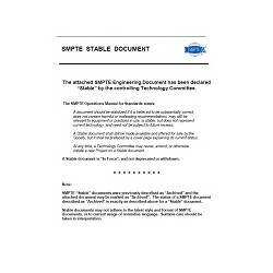 SMPTE RP 12-1997 (Stabilized 2012)